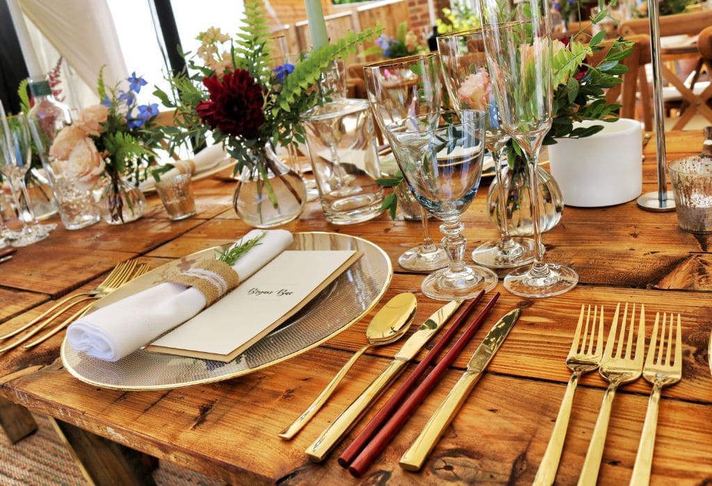 menaje para eventos